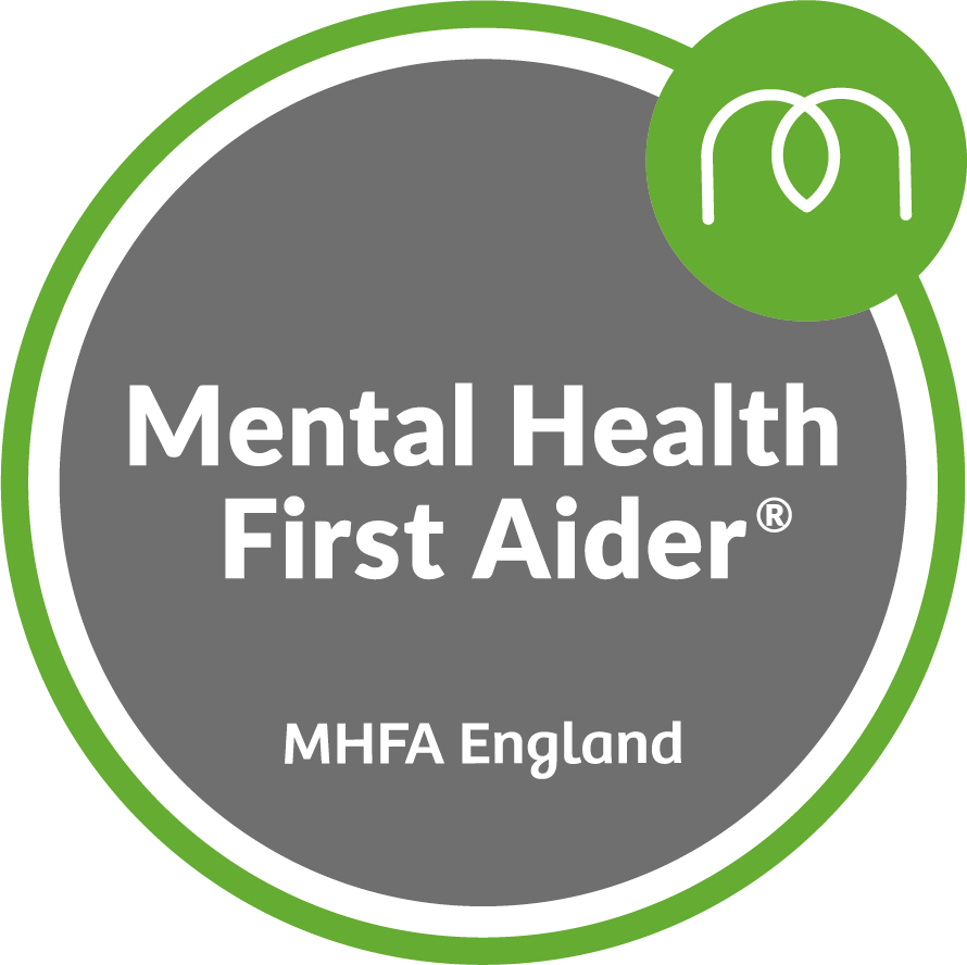 Mental Health First Aider badge, MHFA England